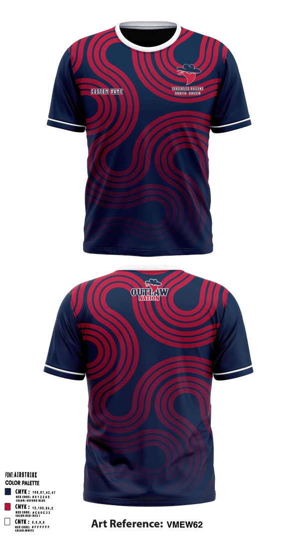 Short Sleeve Performance Shirt, Saugerties Outlaws Youth Football, Football, Teamtime, Team time, sublimation, custom sports apparel, team uniforms, spirit wear, spiritwear, sports uniforms, custom shirts, team store, custom team store, fundraiser sports, apparel fundraiser