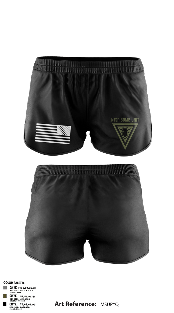 Ranger Panties, NJSP BOMB UNIT, , Teamtime, Team time, sublimation, custom sports apparel, team uniforms, spirit wear, spiritwear, sports uniforms, custom shirts, team store, custom team store, fundraiser sports, apparel fundraiser