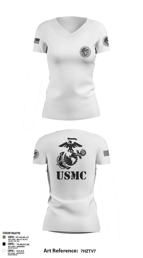 Women's Short Sleeve Vneck Shirt, Marines, Marines, Teamtime, Team time, sublimation, custom sports apparel, team uniforms, spirit wear, spiritwear, sports uniforms, custom shirts, team store, custom team store, fundraiser sports, apparel fundraiser