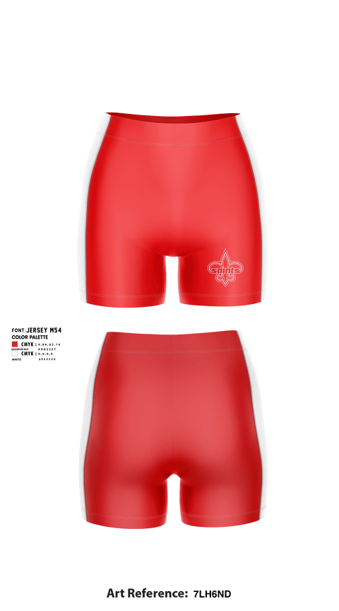 Women's Compression Shorts, St Ansgar Middle School Volleyball, Women's Volleyball, Teamtime, Team time, sublimation, custom sports apparel, team uniforms, spirit wear, spiritwear, sports uniforms, custom shirts, team store, custom team store, fundraiser sports, apparel fundraiser