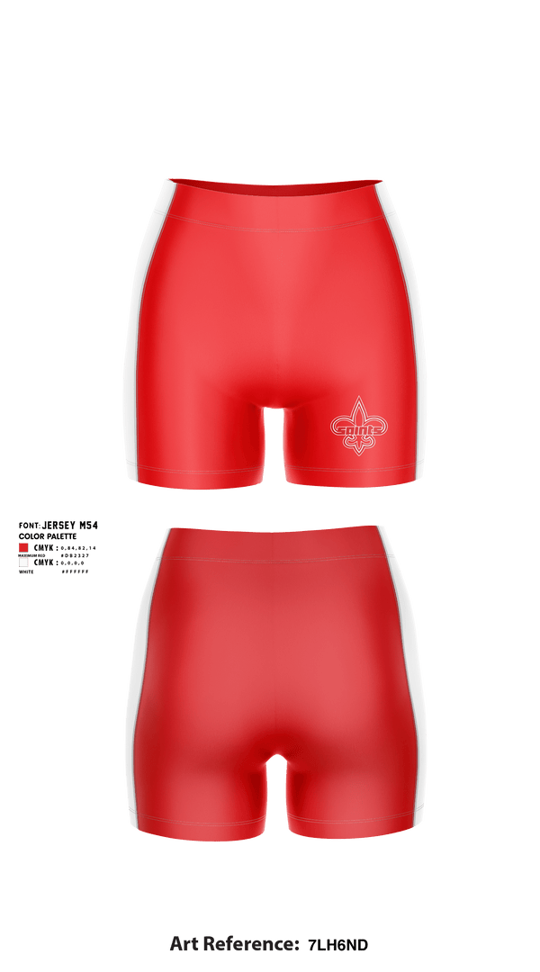 Women's Compression Shorts, St Ansgar Middle School Volleyball, Women's Volleyball, Teamtime, Team time, sublimation, custom sports apparel, team uniforms, spirit wear, spiritwear, sports uniforms, custom shirts, team store, custom team store, fundraiser sports, apparel fundraiser