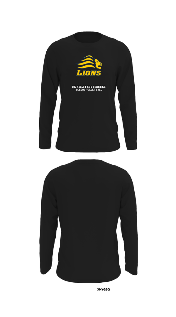 Long Sleeve Performance Shirt, Big Valley Christian High School Volleyball, Women's Volleyball, Teamtime, Team time, sublimation, custom sports apparel, team uniforms, spirit wear, spiritwear, sports uniforms, custom shirts, team store, custom team store, fundraiser sports, apparel fundraiser