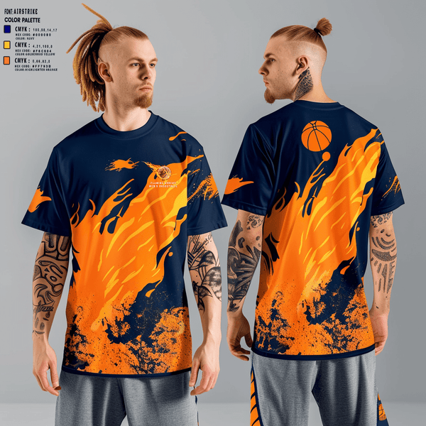 Short Sleeve Performance Shirt, Flaming Arrows, Men's Basketball, Teamtime, Team time, sublimation, custom sports apparel, team uniforms, spirit wear, spiritwear, sports uniforms, custom shirts, team store, custom team store, fundraiser sports, apparel fundraiser