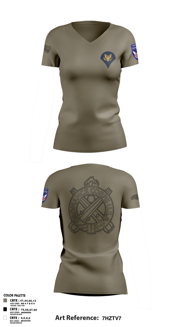 Women's Short Sleeve Vneck Shirt, 205TH MOD, Army, Teamtime, Team time, sublimation, custom sports apparel, team uniforms, spirit wear, spiritwear, sports uniforms, custom shirts, team store, custom team store, fundraiser sports, apparel fundraiser