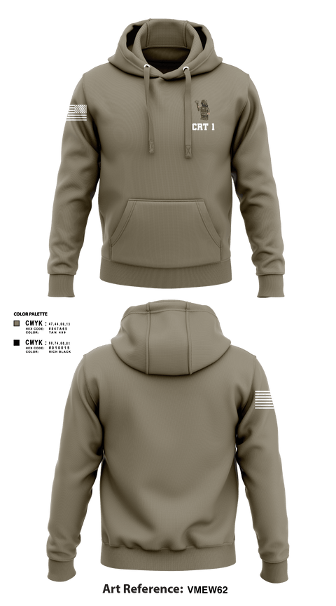 Hoodie, CRT 1, Army, Teamtime, Team time, sublimation, custom sports apparel, team uniforms, spirit wear, spiritwear, sports uniforms, custom shirts, team store, custom team store, fundraiser sports, apparel fundraiser