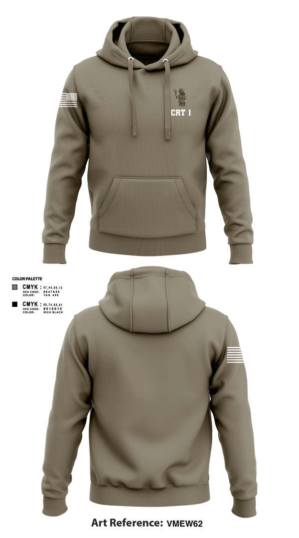 Hoodie, CRT 1, Army, Teamtime, Team time, sublimation, custom sports apparel, team uniforms, spirit wear, spiritwear, sports uniforms, custom shirts, team store, custom team store, fundraiser sports, apparel fundraiser