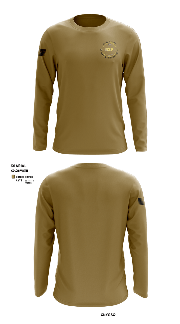 Long Sleeve Performance Shirt, 1-7 ADA D BATTERY, Army, Teamtime, Team time, sublimation, custom sports apparel, team uniforms, spirit wear, spiritwear, sports uniforms, custom shirts, team store, custom team store, fundraiser sports, apparel fundraiser