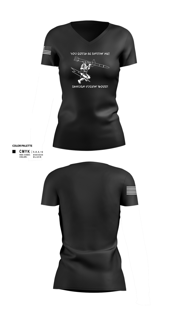 Women's Short Sleeve Vneck Shirt, 14 FS, Air Force, Teamtime, Team time, sublimation, custom sports apparel, team uniforms, spirit wear, spiritwear, sports uniforms, custom shirts, team store, custom team store, fundraiser sports, apparel fundraiser