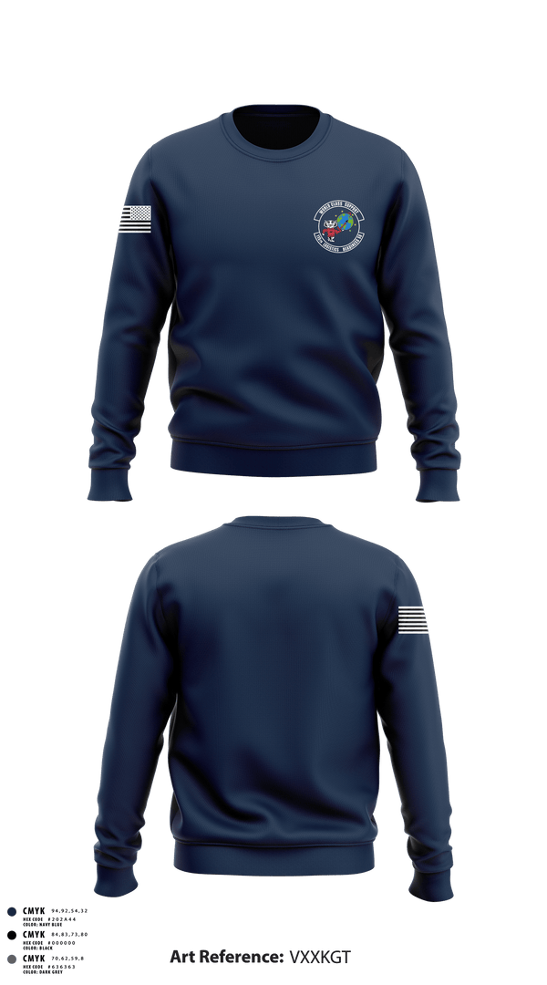 Crew Neck Sweatshirt, 115 LRS, Air Force, Teamtime, Team time, sublimation, custom sports apparel, team uniforms, spirit wear, spiritwear, sports uniforms, custom shirts, team store, custom team store, fundraiser sports, apparel fundraiser