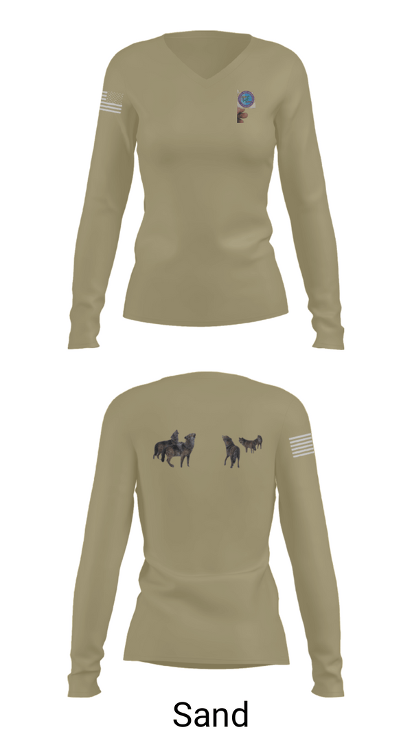 Women's Long Sleeve Vneck Shirt, CNSG WEST PAC, , Teamtime, Team time, sublimation, custom sports apparel, team uniforms, spirit wear, spiritwear, sports uniforms, custom shirts, team store, custom team store, fundraiser sports, apparel fundraiser