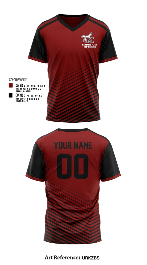 Mens Soccer Jersey, Maryvale flyer, Men's Soccer, Teamtime, Team time, sublimation, custom sports apparel, team uniforms, spirit wear, spiritwear, sports uniforms, custom shirts, team store, custom team store, fundraiser sports, apparel fundraiser