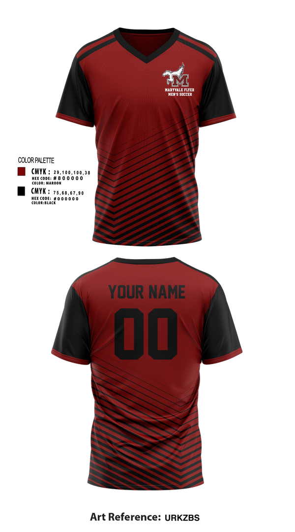 Mens Soccer Jersey, Maryvale flyer, Men's Soccer, Teamtime, Team time, sublimation, custom sports apparel, team uniforms, spirit wear, spiritwear, sports uniforms, custom shirts, team store, custom team store, fundraiser sports, apparel fundraiser