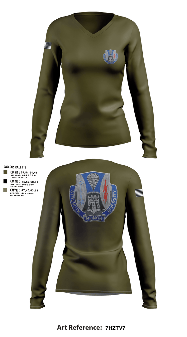 Women's Long Sleeve Vneck Shirt, 82nd airborne, , Teamtime, Team time, sublimation, custom sports apparel, team uniforms, spirit wear, spiritwear, sports uniforms, custom shirts, team store, custom team store, fundraiser sports, apparel fundraiser