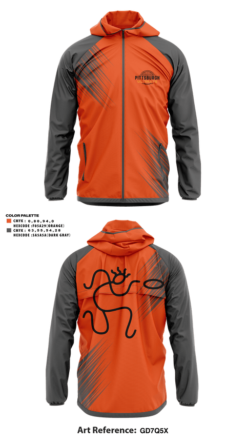 Windbreaker, Pittsburgh Ultimate, Spirit Store, Teamtime, Team time, sublimation, custom sports apparel, team uniforms, spirit wear, spiritwear, sports uniforms, custom shirts, team store, custom team store, fundraiser sports, apparel fundraiser