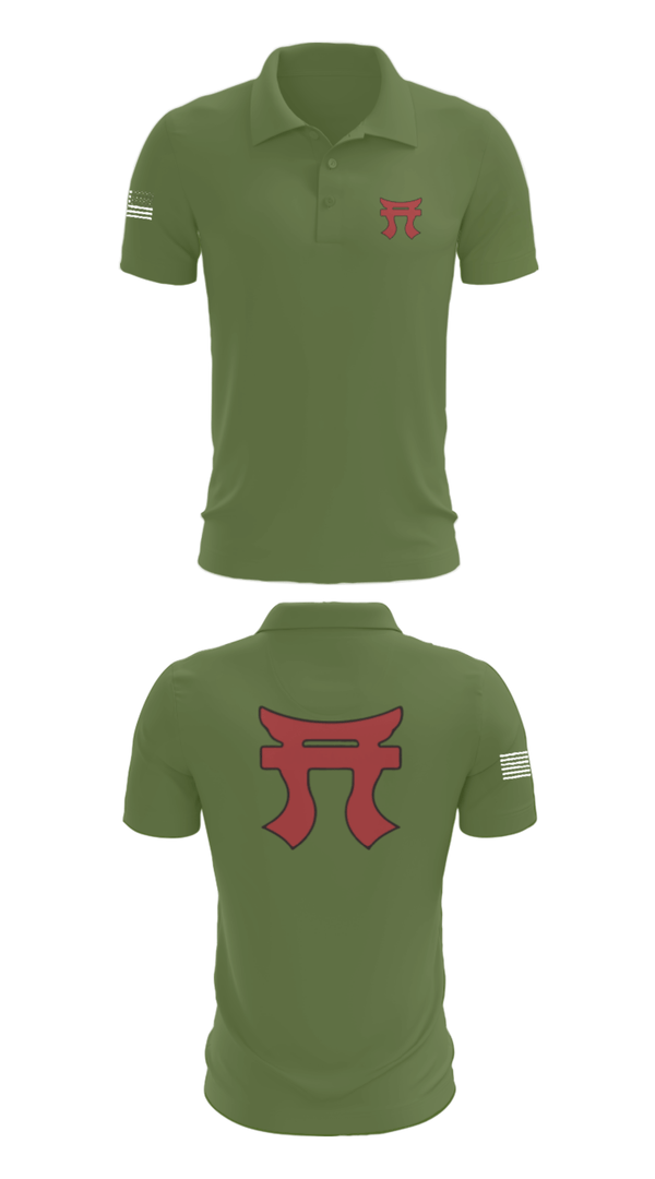 Short Sleeve Performance Polo, 187th Iron Rakkasans, Army, Teamtime, Team time, sublimation, custom sports apparel, team uniforms, spirit wear, spiritwear, sports uniforms, custom shirts, team store, custom team store, fundraiser sports, apparel fundraiser