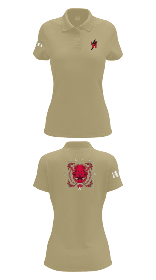 Women's Short Sleeve Performance Polo, 3d SGX, Marines, Teamtime, Team time, sublimation, custom sports apparel, team uniforms, spirit wear, spiritwear, sports uniforms, custom shirts, team store, custom team store, fundraiser sports, apparel fundraiser