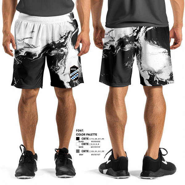 Athletic Shorts With Pockets, Inter Connecticut, Men's Soccer, Teamtime, Team time, sublimation, custom sports apparel, team uniforms, spirit wear, spiritwear, sports uniforms, custom shirts, team store, custom team store, fundraiser sports, apparel fundraiser