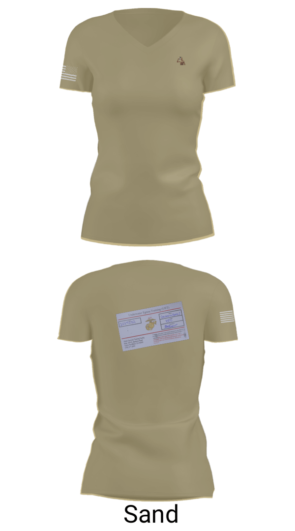 Women's Short Sleeve Vneck Shirt, 1/4, Marines, Teamtime, Team time, sublimation, custom sports apparel, team uniforms, spirit wear, spiritwear, sports uniforms, custom shirts, team store, custom team store, fundraiser sports, apparel fundraiser