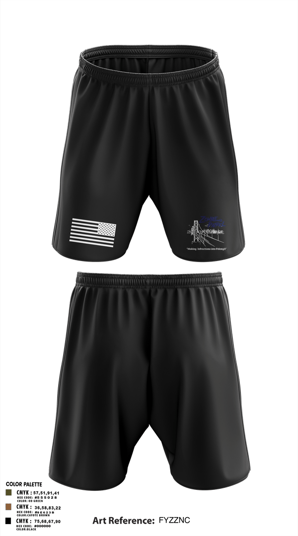 Athletic Shorts With Pockets, Inversed CrewBART PD Fugitive Task Force, Police, Teamtime, Team time, sublimation, custom sports apparel, team uniforms, spirit wear, spiritwear, sports uniforms, custom shirts, team store, custom team store, fundraiser sports, apparel fundraiser