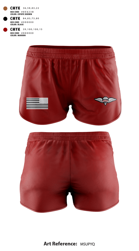 Ranger Panties, 824th QM CO (CADC-A), Army, Teamtime, Team time, sublimation, custom sports apparel, team uniforms, spirit wear, spiritwear, sports uniforms, custom shirts, team store, custom team store, fundraiser sports, apparel fundraiser