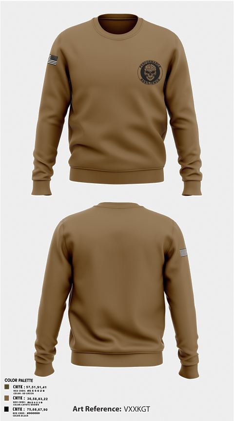Crew Neck Sweatshirt, R2 Performance center, Army, Teamtime, Team time, sublimation, custom sports apparel, team uniforms, spirit wear, spiritwear, sports uniforms, custom shirts, team store, custom team store, fundraiser sports, apparel fundraiser