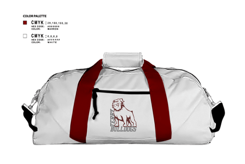 Duffle Bag, Bulldogs, Football, Teamtime, Team time, sublimation, custom sports apparel, team uniforms, spirit wear, spiritwear, sports uniforms, custom shirts, team store, custom team store, fundraiser sports, apparel fundraiser