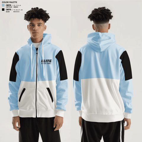 Zip Hoodie, Elite, Men's Basketball, Teamtime, Team time, sublimation, custom sports apparel, team uniforms, spirit wear, spiritwear, sports uniforms, custom shirts, team store, custom team store, fundraiser sports, apparel fundraiser