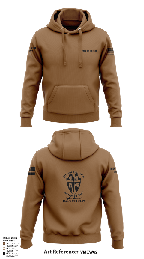 Hoodie, Service AideService AideVia De Cristo, , Teamtime, Team time, sublimation, custom sports apparel, team uniforms, spirit wear, spiritwear, sports uniforms, custom shirts, team store, custom team store, fundraiser sports, apparel fundraiser