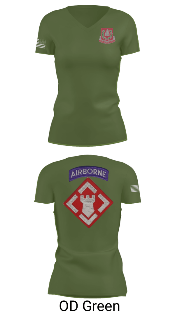 Women's Short Sleeve Vneck Shirt, 37th engineer bn, Army, Teamtime, Team time, sublimation, custom sports apparel, team uniforms, spirit wear, spiritwear, sports uniforms, custom shirts, team store, custom team store, fundraiser sports, apparel fundraiser