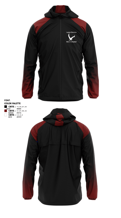 Windbreaker, Eagles, Men's Volleyball, Teamtime, Team time, sublimation, custom sports apparel, team uniforms, spirit wear, spiritwear, sports uniforms, custom shirts, team store, custom team store, fundraiser sports, apparel fundraiser