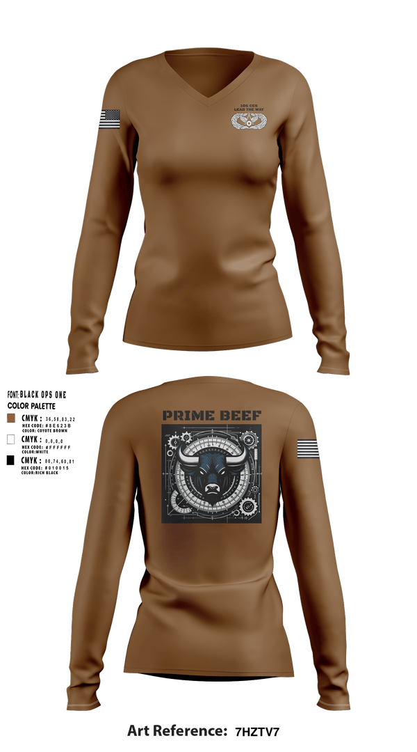 Women's Long Sleeve Vneck Shirt, 106 CES, Air Force, Teamtime, Team time, sublimation, custom sports apparel, team uniforms, spirit wear, spiritwear, sports uniforms, custom shirts, team store, custom team store, fundraiser sports, apparel fundraiser