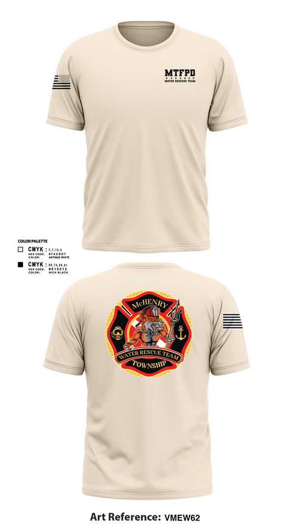 Short Sleeve Performance Shirt, MTFPD Water Rescue Teams, Fire Department, Teamtime, Team time, sublimation, custom sports apparel, team uniforms, spirit wear, spiritwear, sports uniforms, custom shirts, team store, custom team store, fundraiser sports, apparel fundraiser