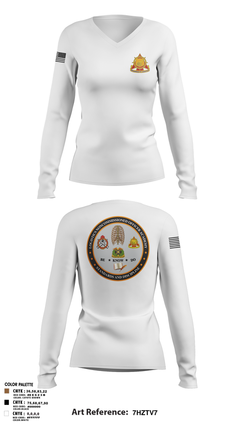 Women's Long Sleeve Vneck Shirt, LNCOA, , Teamtime, Team time, sublimation, custom sports apparel, team uniforms, spirit wear, spiritwear, sports uniforms, custom shirts, team store, custom team store, fundraiser sports, apparel fundraiser