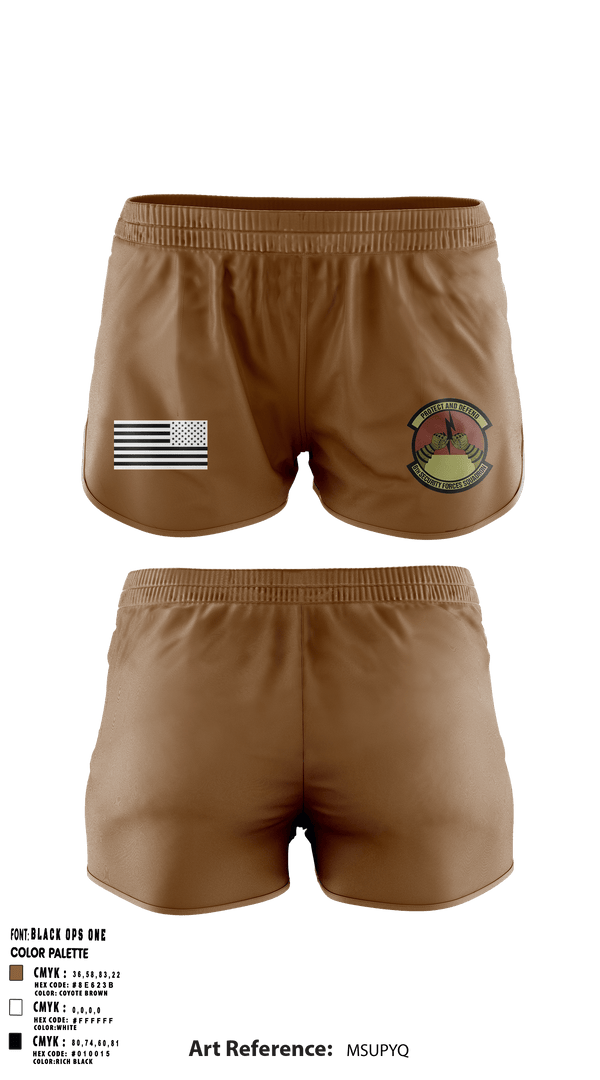 Ranger Panties, 6th Security Forces Squadron, Air Force, Teamtime, Team time, sublimation, custom sports apparel, team uniforms, spirit wear, spiritwear, sports uniforms, custom shirts, team store, custom team store, fundraiser sports, apparel fundraiser