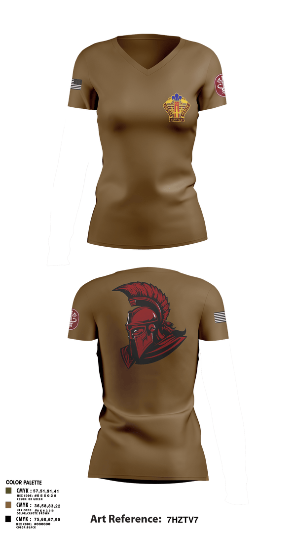 Women's Short Sleeve Vneck Shirt, Kenner Army Health Clinic, , Teamtime, Team time, sublimation, custom sports apparel, team uniforms, spirit wear, spiritwear, sports uniforms, custom shirts, team store, custom team store, fundraiser sports, apparel fundraiser