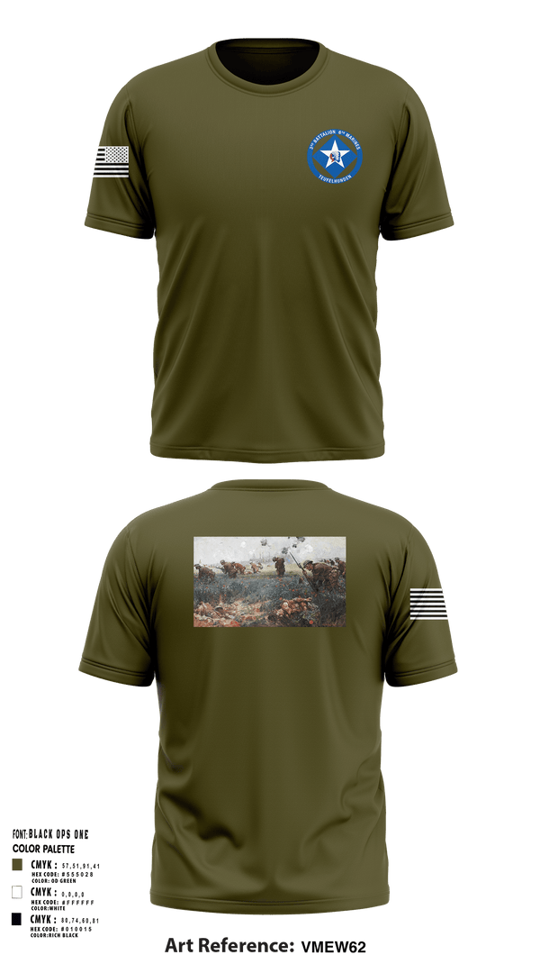 Short Sleeve Performance Shirt, 3rd Battalion 6th Marines, Marines, Teamtime, Team time, sublimation, custom sports apparel, team uniforms, spirit wear, spiritwear, sports uniforms, custom shirts, team store, custom team store, fundraiser sports, apparel fundraiser