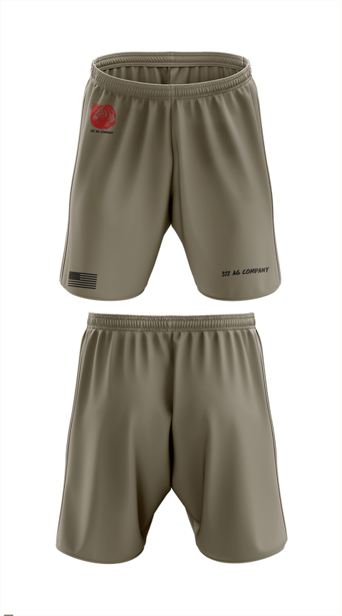 Athletic Shorts With Pockets, 312 AG Company, Army, Teamtime, Team time, sublimation, custom sports apparel, team uniforms, spirit wear, spiritwear, sports uniforms, custom shirts, team store, custom team store, fundraiser sports, apparel fundraiser