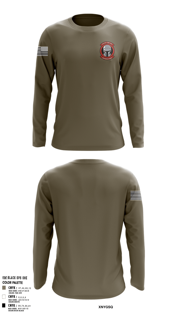 Long Sleeve Performance Shirt, 637th Chemical Company, National Guard, Teamtime, Team time, sublimation, custom sports apparel, team uniforms, spirit wear, spiritwear, sports uniforms, custom shirts, team store, custom team store, fundraiser sports, apparel fundraiser