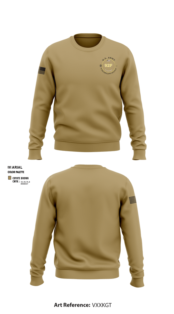 Crew Neck Sweatshirt, 1-7 ADA D BATTERY, Army, Teamtime, Team time, sublimation, custom sports apparel, team uniforms, spirit wear, spiritwear, sports uniforms, custom shirts, team store, custom team store, fundraiser sports, apparel fundraiser