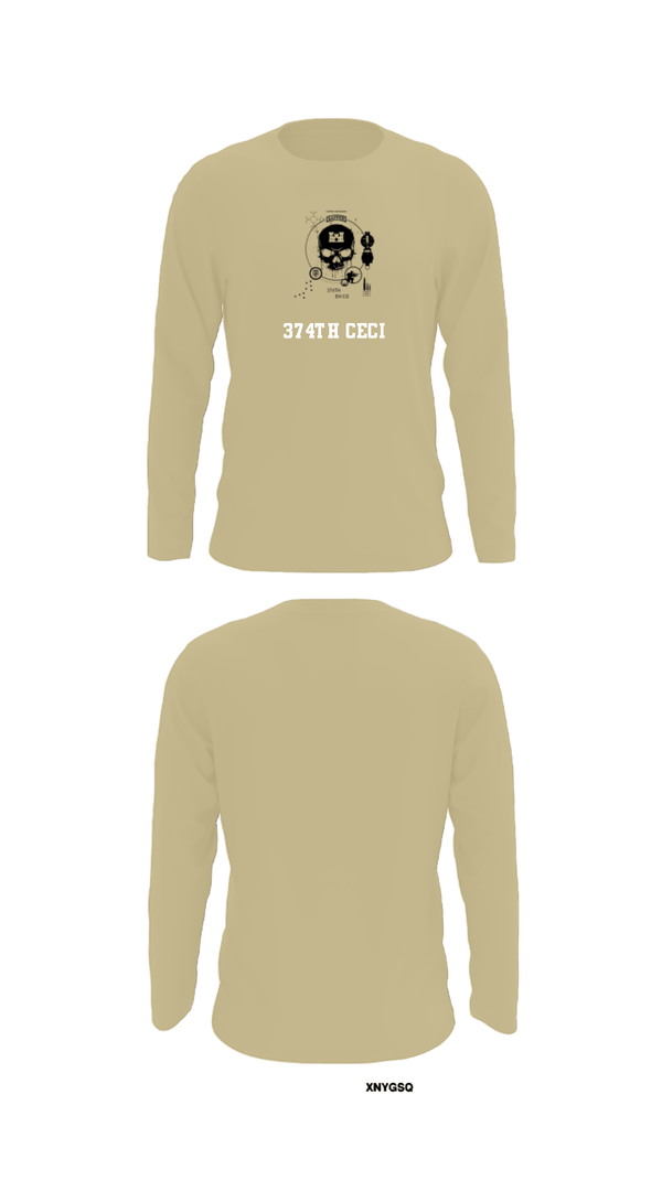 Long Sleeve Performance Shirt, 374TH CECI, Army, Teamtime, Team time, sublimation, custom sports apparel, team uniforms, spirit wear, spiritwear, sports uniforms, custom shirts, team store, custom team store, fundraiser sports, apparel fundraiser