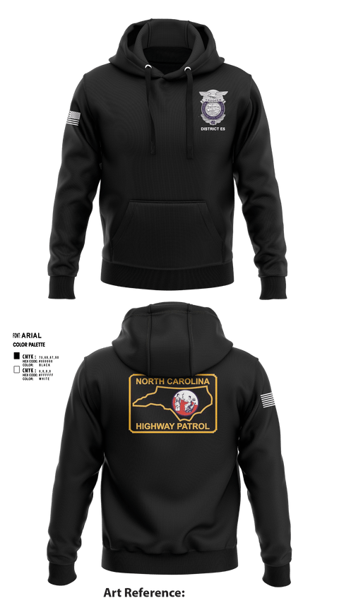 Hoodie, District E5, Police, Teamtime, Team time, sublimation, custom sports apparel, team uniforms, spirit wear, spiritwear, sports uniforms, custom shirts, team store, custom team store, fundraiser sports, apparel fundraiser