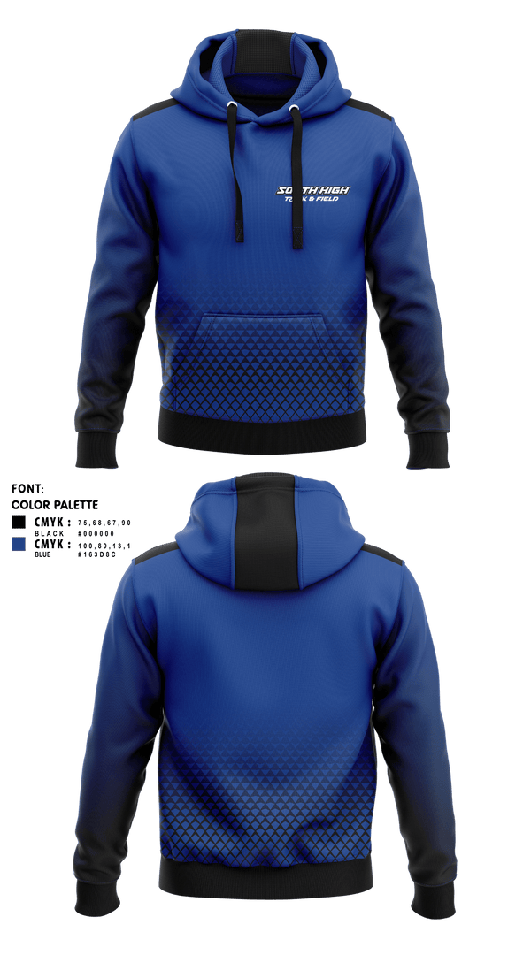 Hoodie, south high, Track & Field, Teamtime, Team time, sublimation, custom sports apparel, team uniforms, spirit wear, spiritwear, sports uniforms, custom shirts, team store, custom team store, fundraiser sports, apparel fundraiser