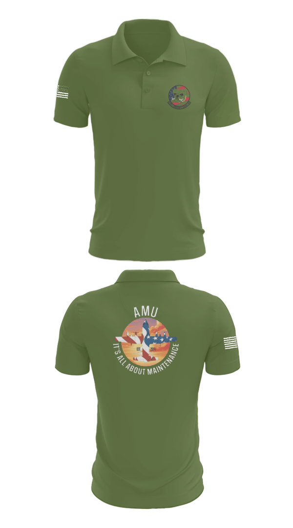 Short Sleeve Performance Polo, 910th AMU, Air Force, Teamtime, Team time, sublimation, custom sports apparel, team uniforms, spirit wear, spiritwear, sports uniforms, custom shirts, team store, custom team store, fundraiser sports, apparel fundraiser