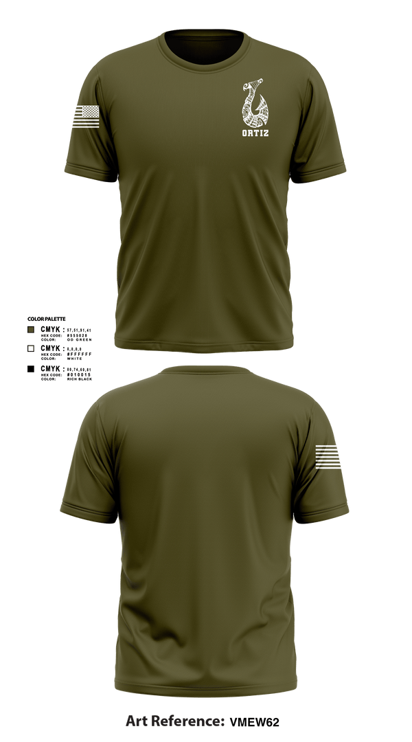 Short Sleeve Performance Shirt, Ortiz, Marines, Teamtime, Team time, sublimation, custom sports apparel, team uniforms, spirit wear, spiritwear, sports uniforms, custom shirts, team store, custom team store, fundraiser sports, apparel fundraiser