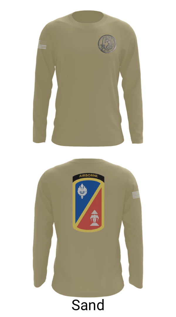 Long Sleeve Performance Shirt, 1st Det. Royal Lao Airborne, Army, Teamtime, Team time, sublimation, custom sports apparel, team uniforms, spirit wear, spiritwear, sports uniforms, custom shirts, team store, custom team store, fundraiser sports, apparel fundraiser