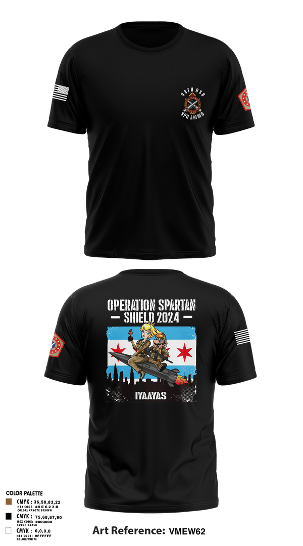 Short Sleeve Performance Shirt, 34th DSB, Army, Teamtime, Team time, sublimation, custom sports apparel, team uniforms, spirit wear, spiritwear, sports uniforms, custom shirts, team store, custom team store, fundraiser sports, apparel fundraiser