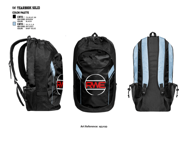 Gear Bag, Rod wave elite, Men's Basketball, Teamtime, Team time, sublimation, custom sports apparel, team uniforms, spirit wear, spiritwear, sports uniforms, custom shirts, team store, custom team store, fundraiser sports, apparel fundraiser