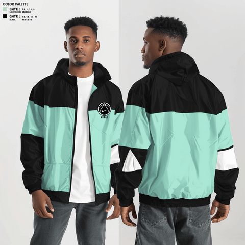 Windbreaker, Miraj, Men's Basketball, Teamtime, Team time, sublimation, custom sports apparel, team uniforms, spirit wear, spiritwear, sports uniforms, custom shirts, team store, custom team store, fundraiser sports, apparel fundraiser