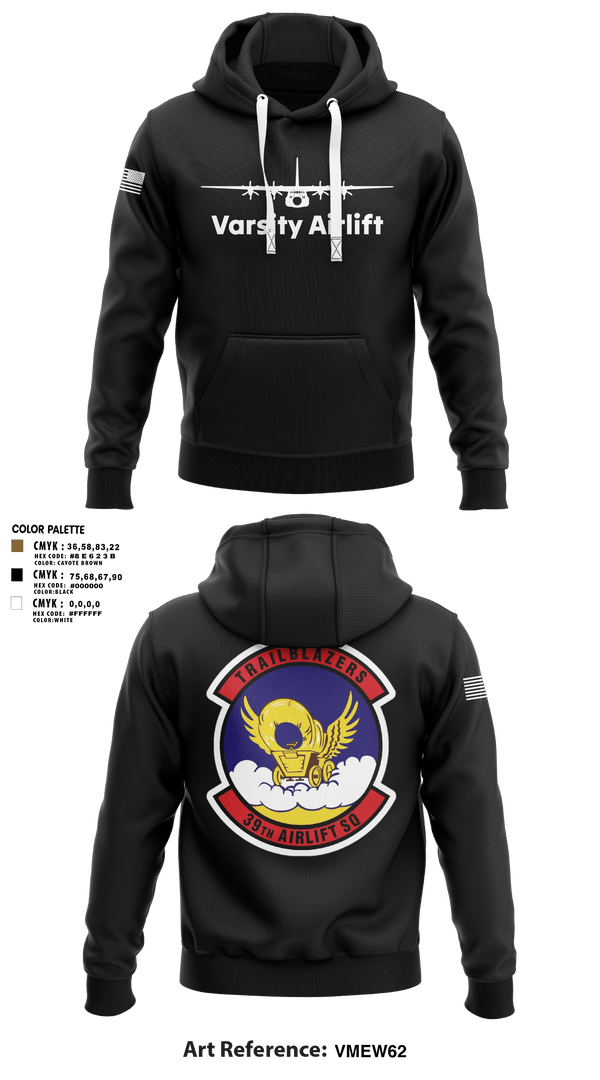 Hoodie, 39th AS, Air Force, Teamtime, Team time, sublimation, custom sports apparel, team uniforms, spirit wear, spiritwear, sports uniforms, custom shirts, team store, custom team store, fundraiser sports, apparel fundraiser