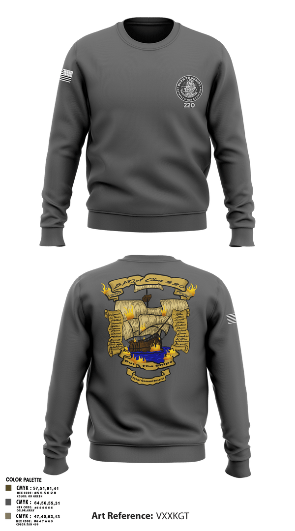 Crew Neck Sweatshirt, 220 BPOA, Police, Teamtime, Team time, sublimation, custom sports apparel, team uniforms, spirit wear, spiritwear, sports uniforms, custom shirts, team store, custom team store, fundraiser sports, apparel fundraiser
